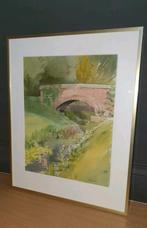 Origineel schilderij "Le petit pont" van Maryse Ramakers, Ophalen