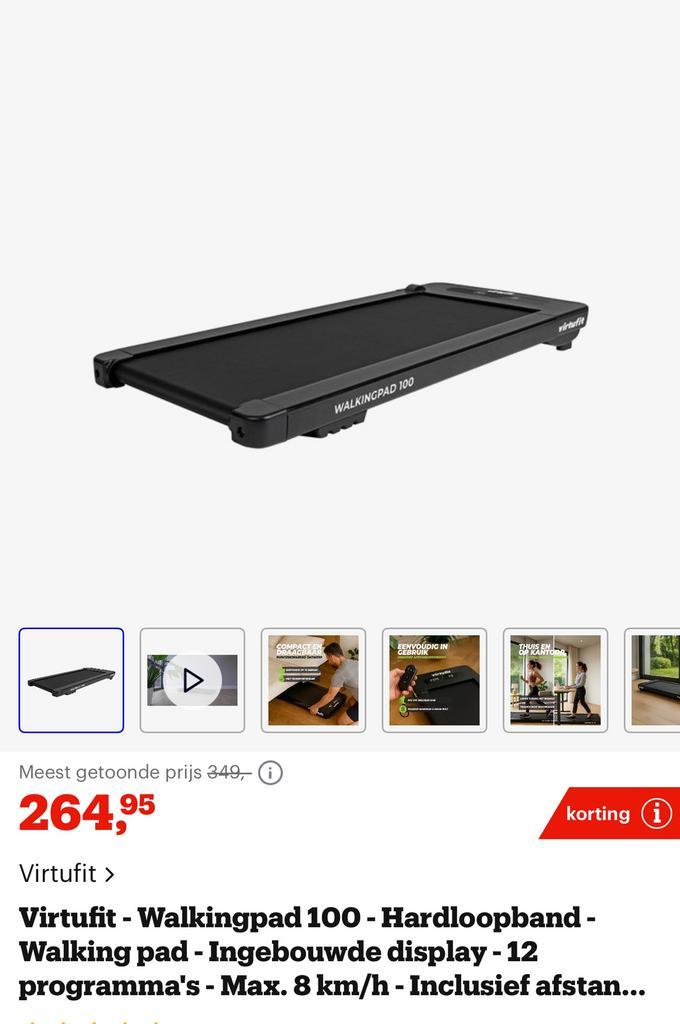 Virtufit walkingpad 100, Informatique & Logiciels, Housses pour tablettes, Comme neuf, Enlèvement