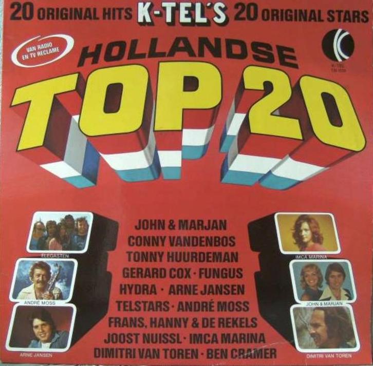 LP K-Tel Hollandse top 20 - 1975, Cd's en Dvd's, Vinyl | Nederlandstalig, Zo goed als nieuw, Pop, 12 inch, Ophalen of Verzenden