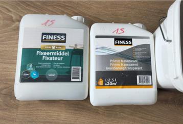 FINESS Fixateur 2,5L pour mur poreux ou première couche beschikbaar voor biedingen