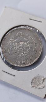 Zilver 20 fr 1934 vl POS b, Postzegels en Munten, Munten | België, Zilver, Zilver, Losse munt, Verzenden