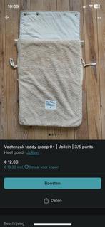 Voetenzak teddy groep 0+ | Jollein | 3/5 punts, Kinderen en Baby's, Ophalen, Zo goed als nieuw