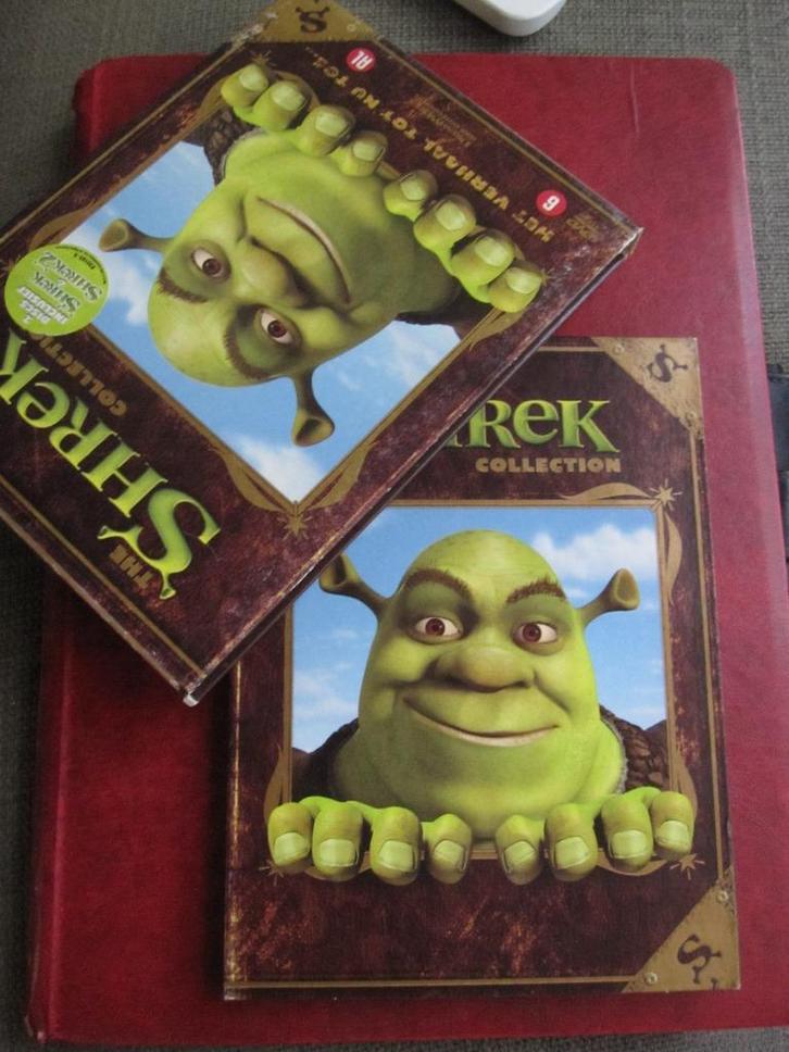 Shrek + Shrek 2 (2 disc), Cd's en Dvd's, Dvd's | Tekenfilms en Animatie, Zo goed als nieuw, Amerikaans, Tekenfilm, Boxset, Vanaf 6 jaar