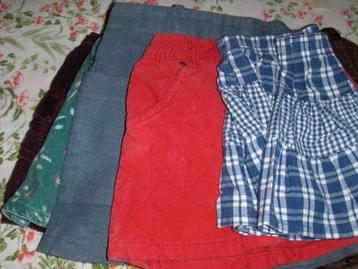 jupe fillette taille 2 et 4 ans(lot de 6 pour 5€) beschikbaar voor biedingen