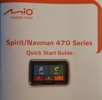 MIO Spirit/Navman 470 Series Handleiding & Software, Ophalen of Verzenden, Zo goed als nieuw