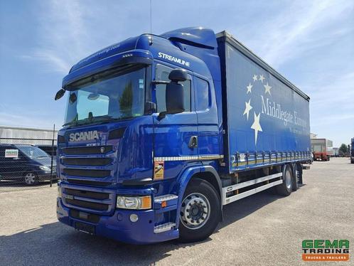 Scania G410 6x2/4 Streamline Euro6 - Retarder - Schuifzeilen, Auto's, Vrachtwagens, ABS, Climate control, Cruise Control, Electronic Stability Program (ESP)