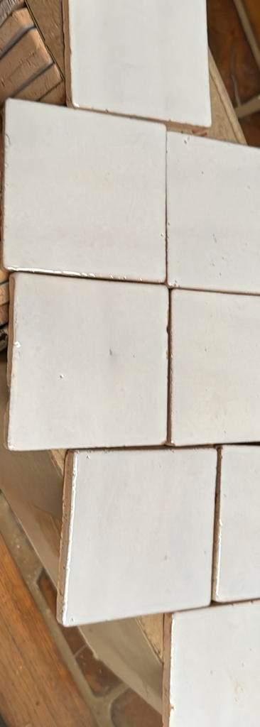 Muurtegel 10x10 landelijk/barok stijl franse klasse, Huis en Inrichting, Keuken | Keukenelementen, Wit, Ophalen
