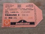 Voetbalticket Europacup 2 Anderlecht 1990, Tickets & Billets