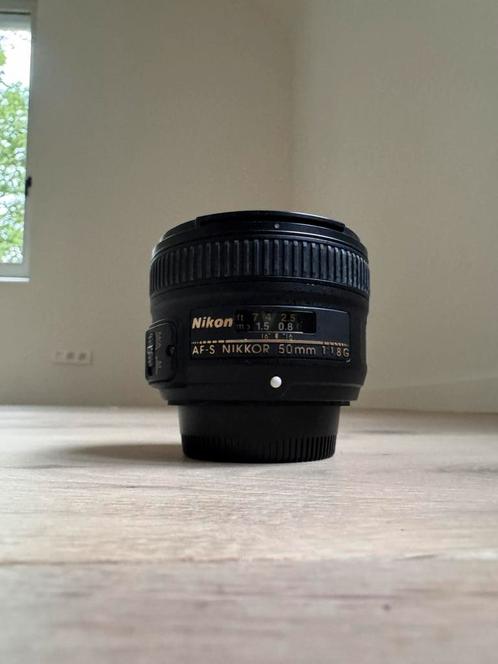 Nikon AF-S 50 mm F1.8 G, Audio, Tv en Foto, Foto | Lenzen en Objectieven, Zo goed als nieuw, Ophalen