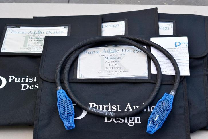 Purist Audio Design Luminust Revision Musaeus IX Power Cord, Audio, Tv en Foto, Audiokabels en Televisiekabels, Nieuw, Ophalen of Verzenden