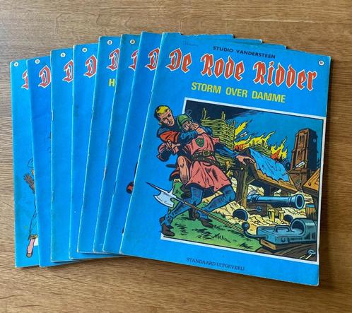 De rode ridder 8 originele uitgaven 1971-1972, Boeken, Stripverhalen, Gelezen, Meerdere stripboeken, Verzenden