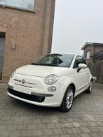 Fiat 500 1.2i Benzine | 112000KM | AC | OHboek | proper, Auto's, Beige, Leder, Handgeschakeld, Particulier