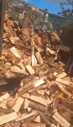 Bois chauffage vrac ou palette ou box payer à la livraison., 6 m³ of meer, Verzenden, Overige houtsoorten, Blokken