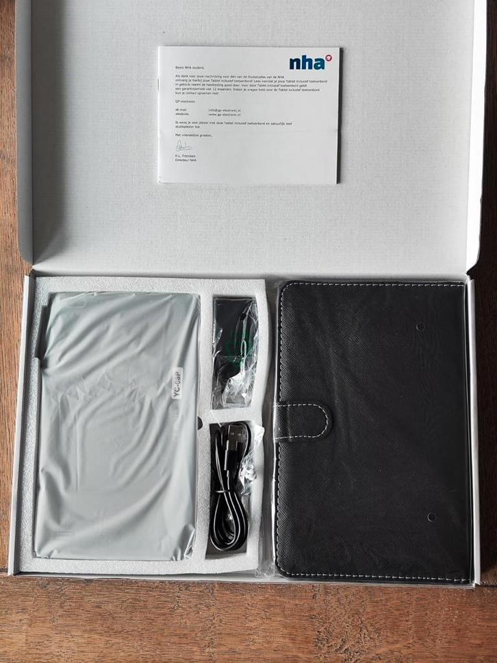 NHA tablet + hoesje met toetsenbord, Computers en Software, Android Tablets, Nieuw, 8 inch, 32 GB, Ophalen of Verzenden