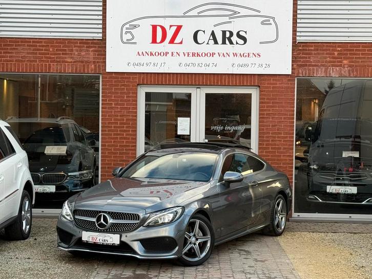 MERCEDES C180 COUPE PACK-AMG 156PK |NAVI | OPEN DAK | LEDER, Auto's, Mercedes-Benz, Bedrijf, Te koop, C-Klasse, ABS, Airbags, Airconditioning
