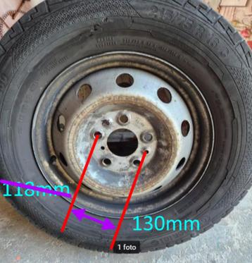 Velgen R16 5 x 130mm voor camionet Ducato Jumper Boxer 4 st. beschikbaar voor biedingen