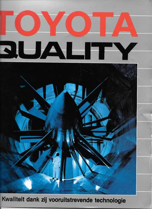TOYOTA "QUALITY" 1985, Livres, Autos | Brochures & Magazines, Comme neuf, Toyota, Enlèvement ou Envoi
