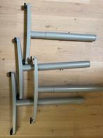 2 sets verstelbare poten ( voor 2 tafels, bureaus…), Huis en Inrichting, Bureaus, Ophalen, In hoogte verstelbaar, Zo goed als nieuw