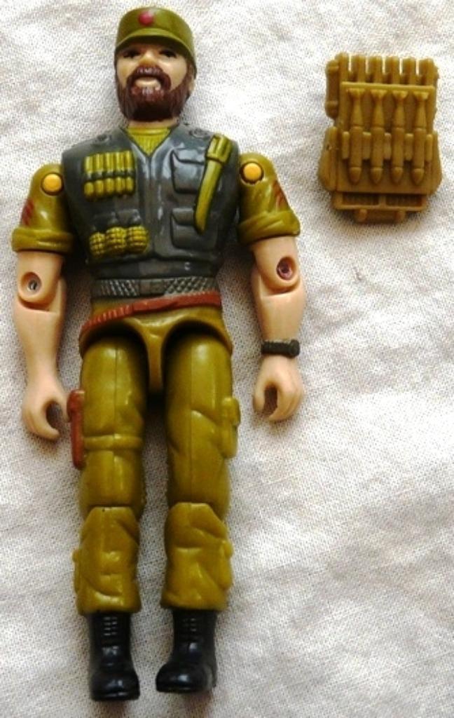 Actiefiguur Lanard The Corps, Large Sarge (v1) Serie 1, 1986, Collections, Jouets, Utilisé, Enlèvement ou Envoi