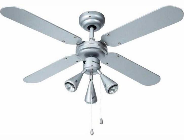 Plafondventilator met verlichting, Elektronische apparatuur, Ventilatoren, Gebruikt, Plafondventilator, Ophalen