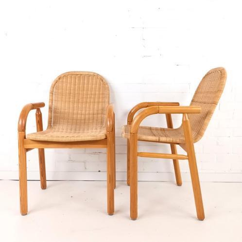 2x vintage stoel, Maison & Meubles, Chaises, Utilisé, Enlèvement