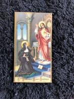 Devotie prentje 3x5,5 Sancta Maria Alacoque, Ophalen of Verzenden, Zo goed als nieuw, Kaart of Prent, Christendom | Katholiek