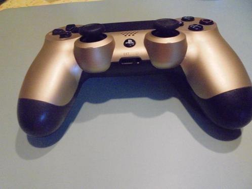 Controller  playstation 4 - goud (orig), Games en Spelcomputers, Spelcomputers | Sony Consoles | Accessoires, Gebruikt, PlayStation 4