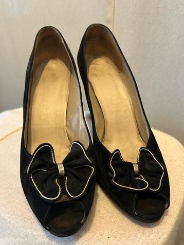 Christian Dior zwarte suède leren schoenen UK 9.5 EU 42 beschikbaar voor biedingen