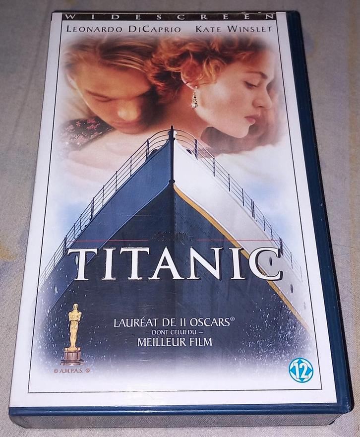 VHS Titanic édition Wide-screen, version française, Cd's en Dvd's, VHS | Film, Zo goed als nieuw, Drama, Vanaf 12 jaar, Ophalen