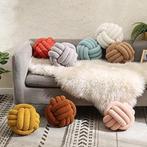 Knoopkogelkussen extra zacht beige GRATIS LEVERING, Huis en Inrichting, Woonaccessoires | Kussens, -, Verzenden, Beige, -