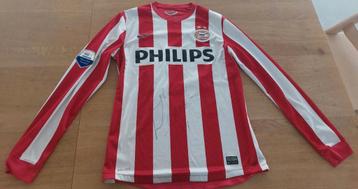 Authentiek gehandtekend voetbaltenue PSV Dries Mertens beschikbaar voor biedingen