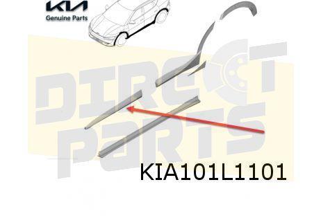 Kia EV6 (9/21-) stootlijst voorportier Links (glanszwart / 2, Auto-onderdelen, Carrosserie, Deur, Kia, Achter, Rechts, Nieuw, Ophalen of Verzenden