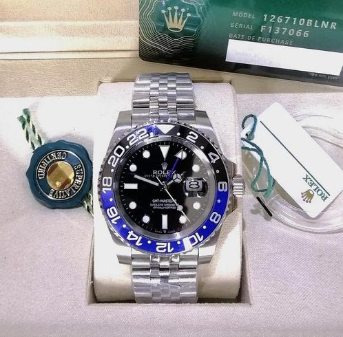 Rolex GMT Master 2 Batgirl, Bijoux, Sacs & Beauté, Montres | Hommes, Neuf, Acier, Enlèvement ou Envoi