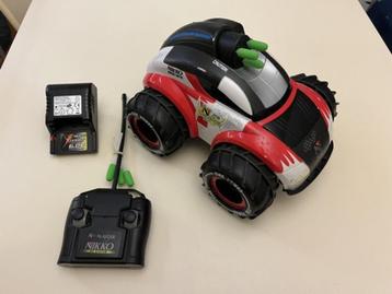 Nikko telegeleide auto met laser en pijltjes geweer, Enlèvement ou Envoi, Utilisé