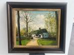 Antiek schilderij hoeve, Antiek en Kunst, Kunst | Schilderijen | Klassiek, Ophalen