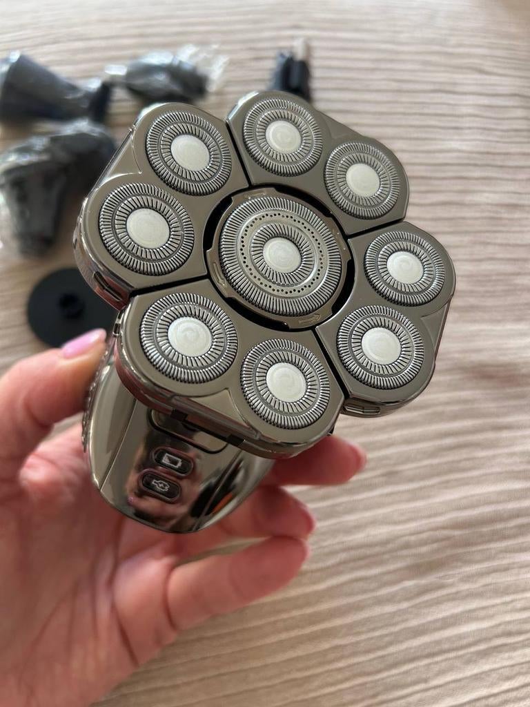 Elektrisch scheerapparaat 6-in-1 (nieuw) kaal scheren, Elektronische apparatuur, Persoonlijke Verzorgingsapparatuur, Ophalen of Verzenden