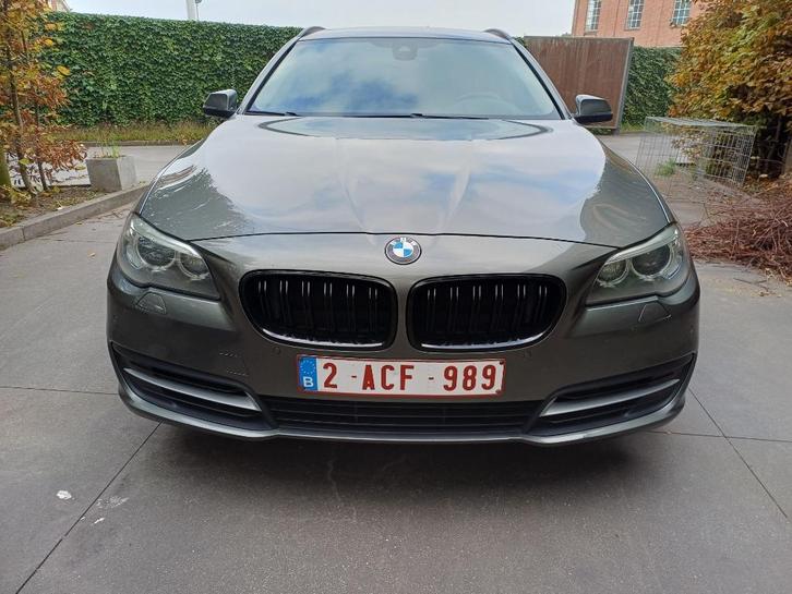 BMW Touring 520, Autos, BMW, Particulier, Série 5, Diesel, Euro 6, Break, 5 portes, Automatique, Argent ou Gris, Beige, Cuir, Enlèvement