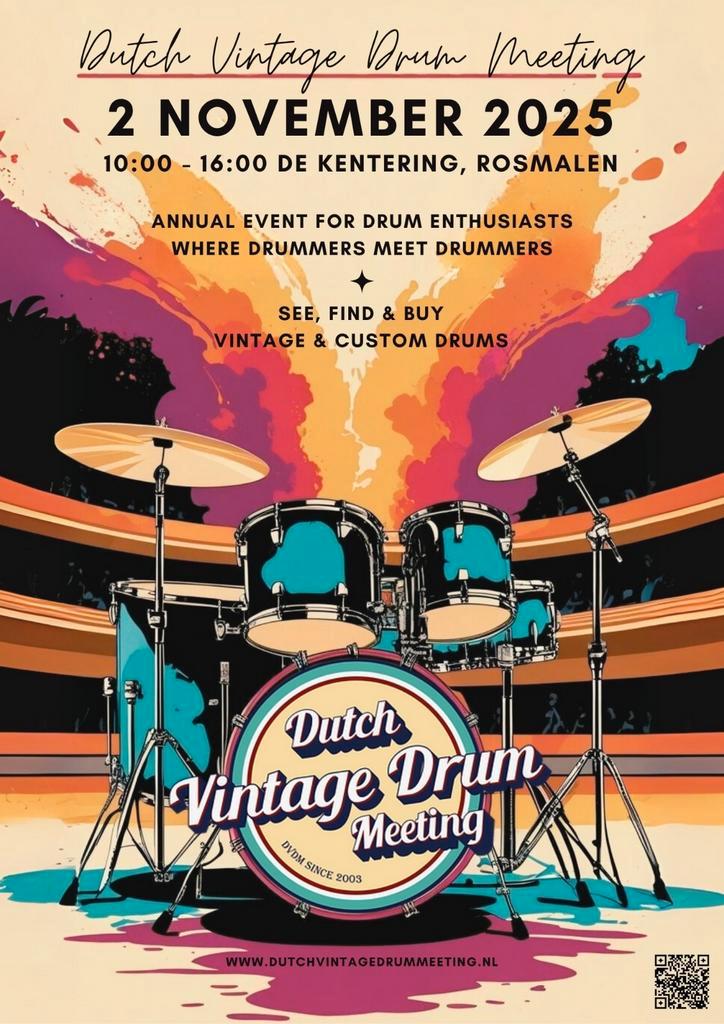 DRUMBEURS ZONDAG 2 November!!, Muziek en Instrumenten, Drumstellen en Slagwerk, Ophalen