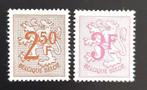 België: OBP 1544/45 ** Heraldieke leeuw 1970., Ophalen of Verzenden, Zonder stempel, Frankeerzegel, Postfris