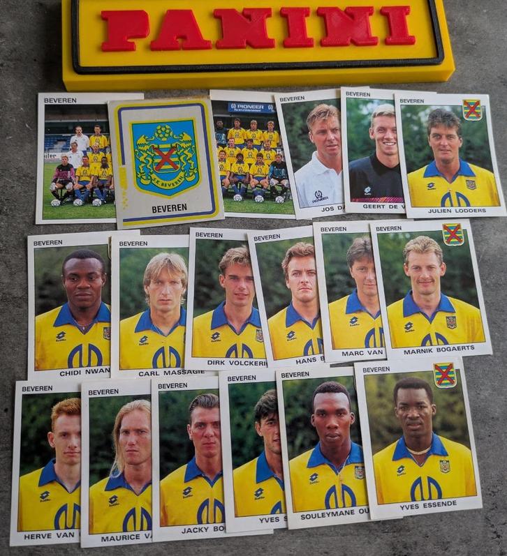 PANINI FOOTBALL 93 18 STICKERS 1992  BEVEREN, Hobby en Vrije tijd, Stickers en Plaatjes, Nieuw, Verzenden