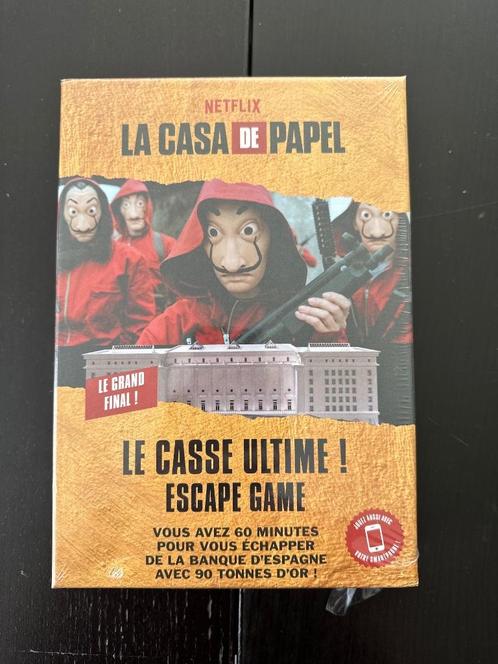 La casa de papel escape game jeu de société NEUF emballé, Hobby & Loisirs créatifs, Jeux de société | Jeux de plateau, Neuf, 1 ou 2 joueurs