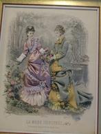 Kader met figuren en kleding uit 1878, Antiek en Kunst, Ophalen