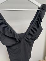 Elegant zwart badpak met ruffles - H&M, Vêtements | Femmes, Vêtements de Bain & Maillots de Bain, Comme neuf, Noir, Maillot de bain
