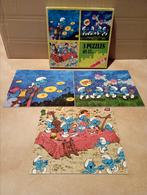 Drie puzzels van De Smurfen "La fête des Schtroumpfs" (Peyo), Verzamelen, Smurfen, Ophalen of Verzenden, Gebruikt, Verschillende Smurfen