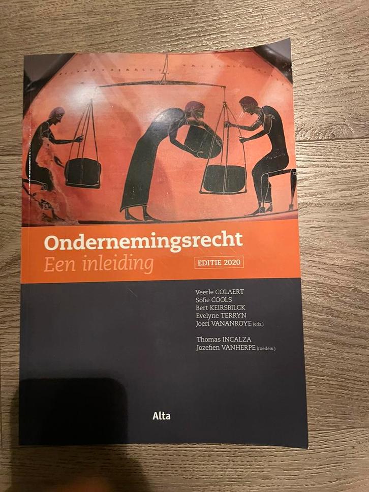 Cursus Ondernemingsrecht 2020, Livres, Livres d'étude & Cours, Comme neuf, Enseignement supérieur, Enlèvement ou Envoi