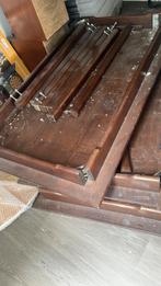 Tafels, Huis en Inrichting, Tafels | Eettafels, Ophalen, Gebruikt, Rechthoekig, Overige houtsoorten