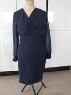 Marineblauwe jurk maat L, Nieuw, Sans marque, Blauw, Maat 42/44 (L)