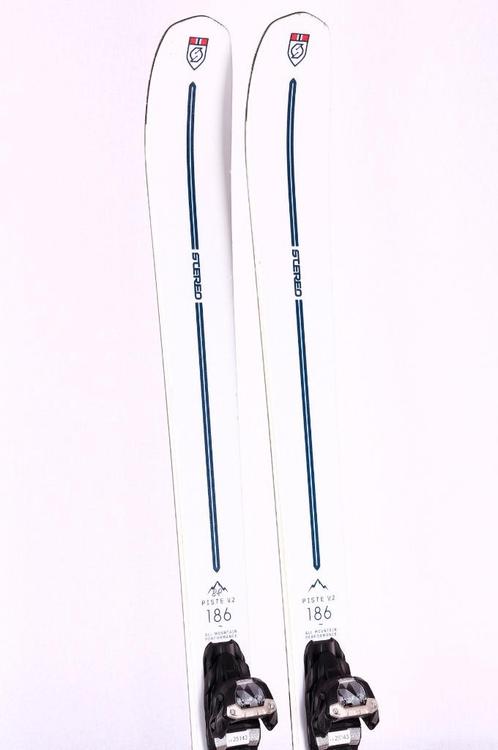 186 cm ski's STEREO PISTE V.2, grip walk, dual titanal, wood, Sport en Fitness, Skiën en Langlaufen, Gebruikt, Ski's, Ski, Overige merken