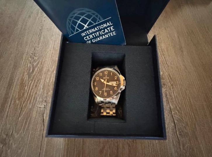 Horloge - Festina - Met garantiebewijs, Bijoux, Sacs & Beauté, Montres | Hommes, Comme neuf, Montre-bracelet, Autres marques, Argent