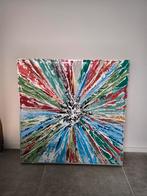 Abstract schilderij, 80cm-80cm, Antiek en Kunst, Ophalen of Verzenden